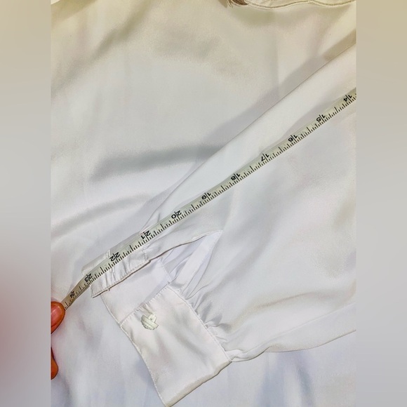 Blair White Long Sleeve Embellished Blouse - Picture 6 of 6